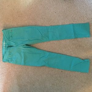 Old Navy's The Sweetheart Jeans in Teal, Size 2